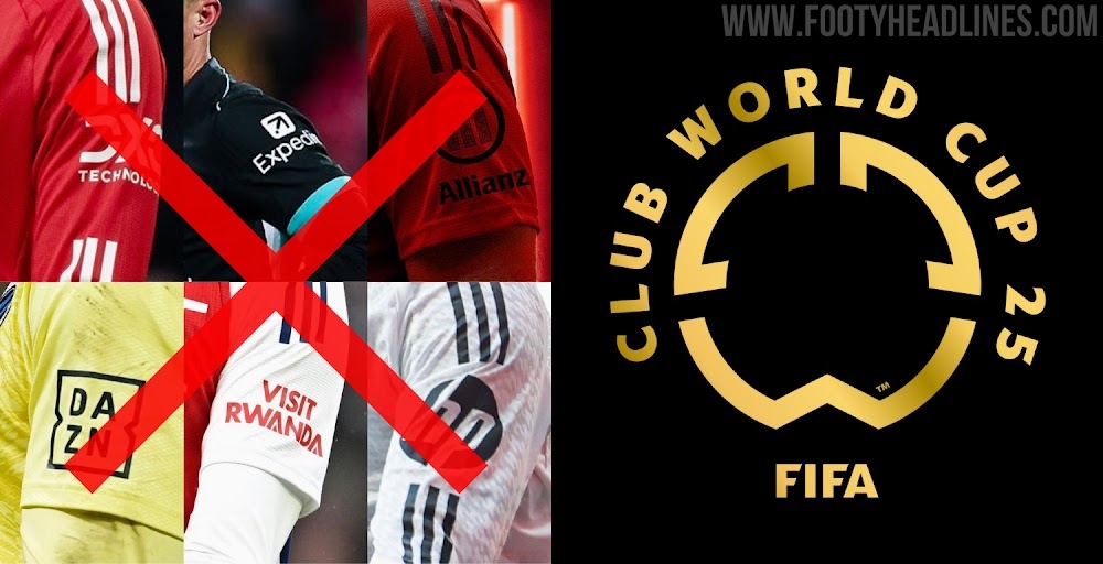 FIFA不允許世俱杯球隊(duì)有袖標(biāo)贊助，需貼上世俱杯徽標(biāo)