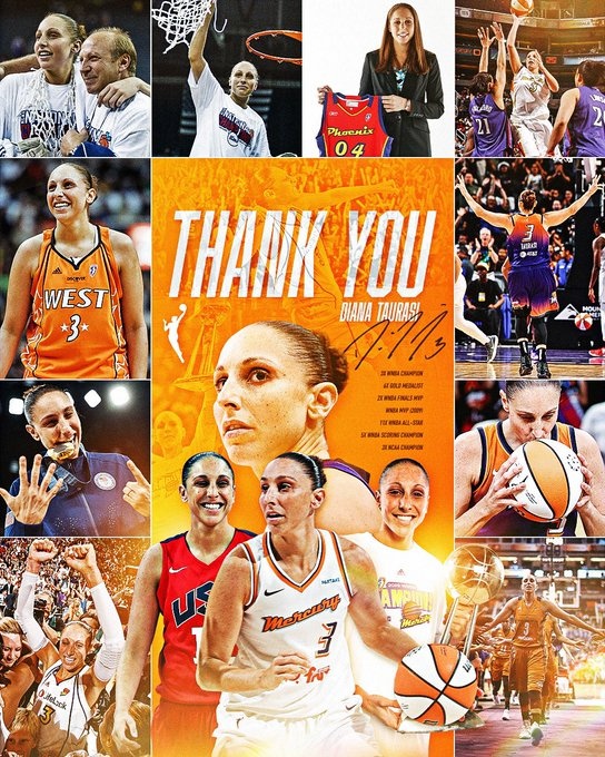  傳奇落幕！WNBA巨星陶樂(lè)西宣布退役 結(jié)束20年職業(yè)生涯