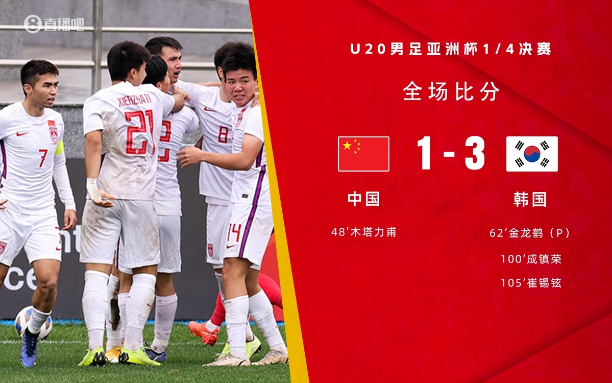  復(fù)仇！U22國足絕殺復(fù)仇韓國，2年前U20亞洲杯加時憾負無緣世青賽